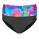 Neon Palm Fold Down Brief