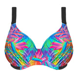 Neon Palm Fullcup Bikini Top
