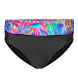 Neon Palm Fold Down Brief